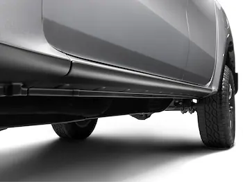 Ranger 2024-2025 Black Textured Exterior Trim Body Armour Rocker Panel Protection for SuperCrew