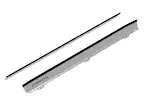 Ranger 2024-2025 Crew Cab Stainless Steel Step Bar Filler Main Image