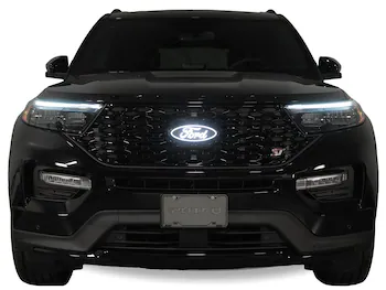 Explorer 2025, Lighted Front Grille Ford Oval