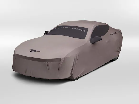 Mustang 2024-2025 Coverking® Gray Full Vehicle Indoor Cover for EcoBoost Convertible, Low Spoiler Main Image