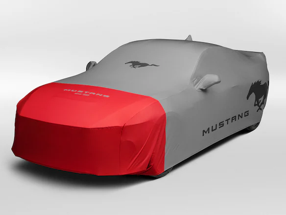 Mustang 2024-2025 Coverking® Full Vehicle Indoor Cover for GT Coupe with Performance Pack Pedestal/High Spoiler and Retro Grille Main Image