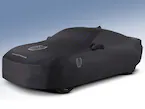 Mustang 2024-2025 Coverking® Black with Stripes Full Vehicle Indoor Cover for Dark Horse, Pedestal/High Spoiler Main Image