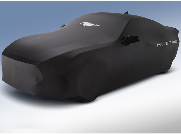 Mustang 2024-2025 Coverking® Black Full Vehicle Indoor Cover for Black Pack Coupe with Performance Pack, Pedestal/High Spoiler Main Image