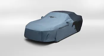 Mustang 2024-2025 Coverking® Gray Full Vehicle Outdoor Cover for EcoBoost & GT Convertible, low Spoiler