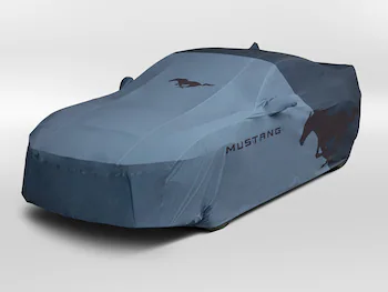 Mustang 2024-2025 Coverking® Full Vehicle Outdoor Cover for GT Coupe with Performance Pack, Pedestal/High Spoiler, Gray
