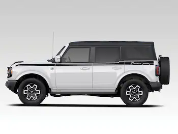 Bronco 4 Door 2024-2025 Ford Custom Graphics - Classic Stripe - Black