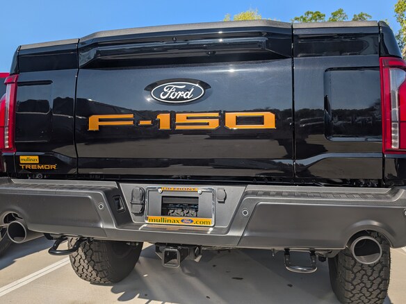 F-150 2024 Tailgate Lettering - Electric Spice for Pro Access Tailgate Main Image