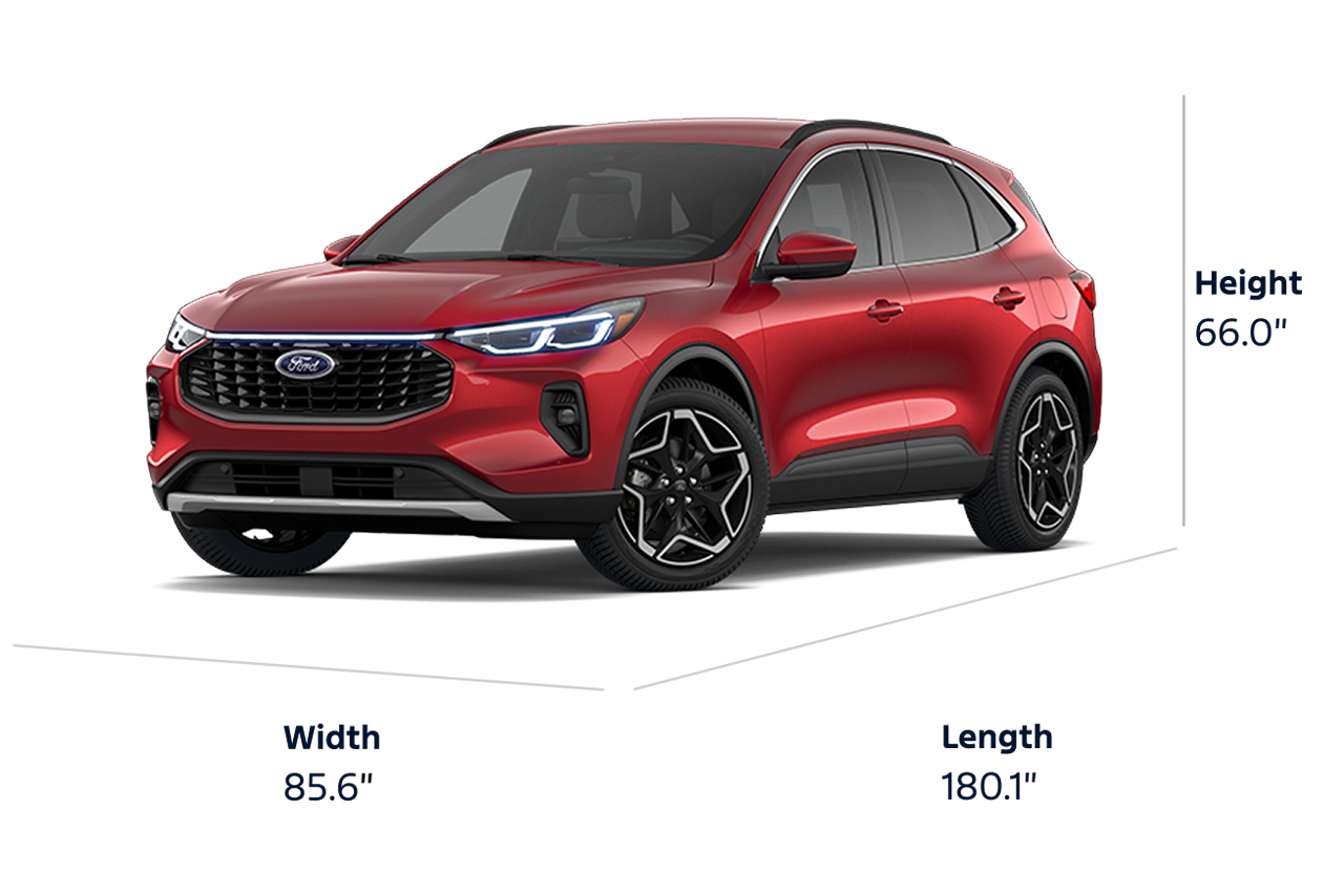 2026 Ford Escape® Platinum™ model dimensions