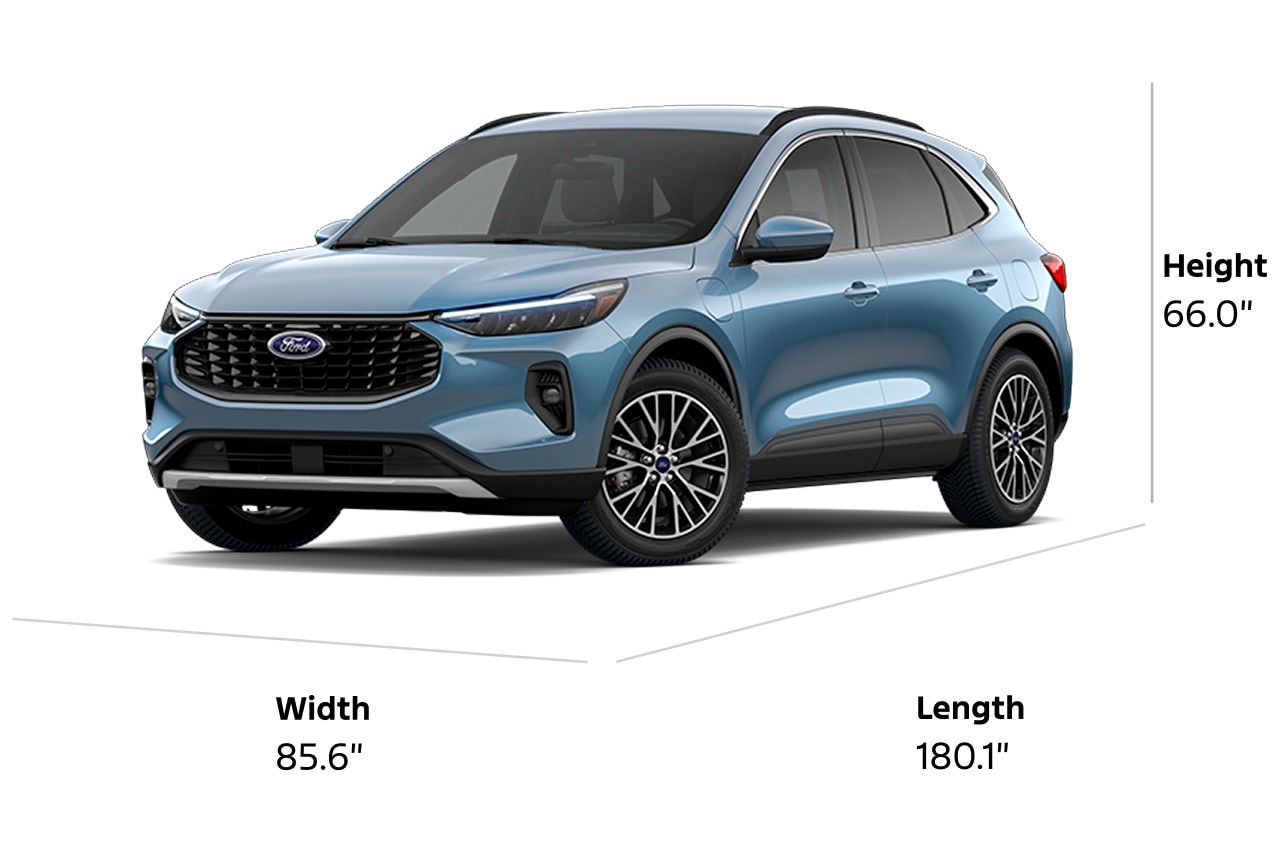 2026 Ford Escape® Plug-In Hybrid model dimensions