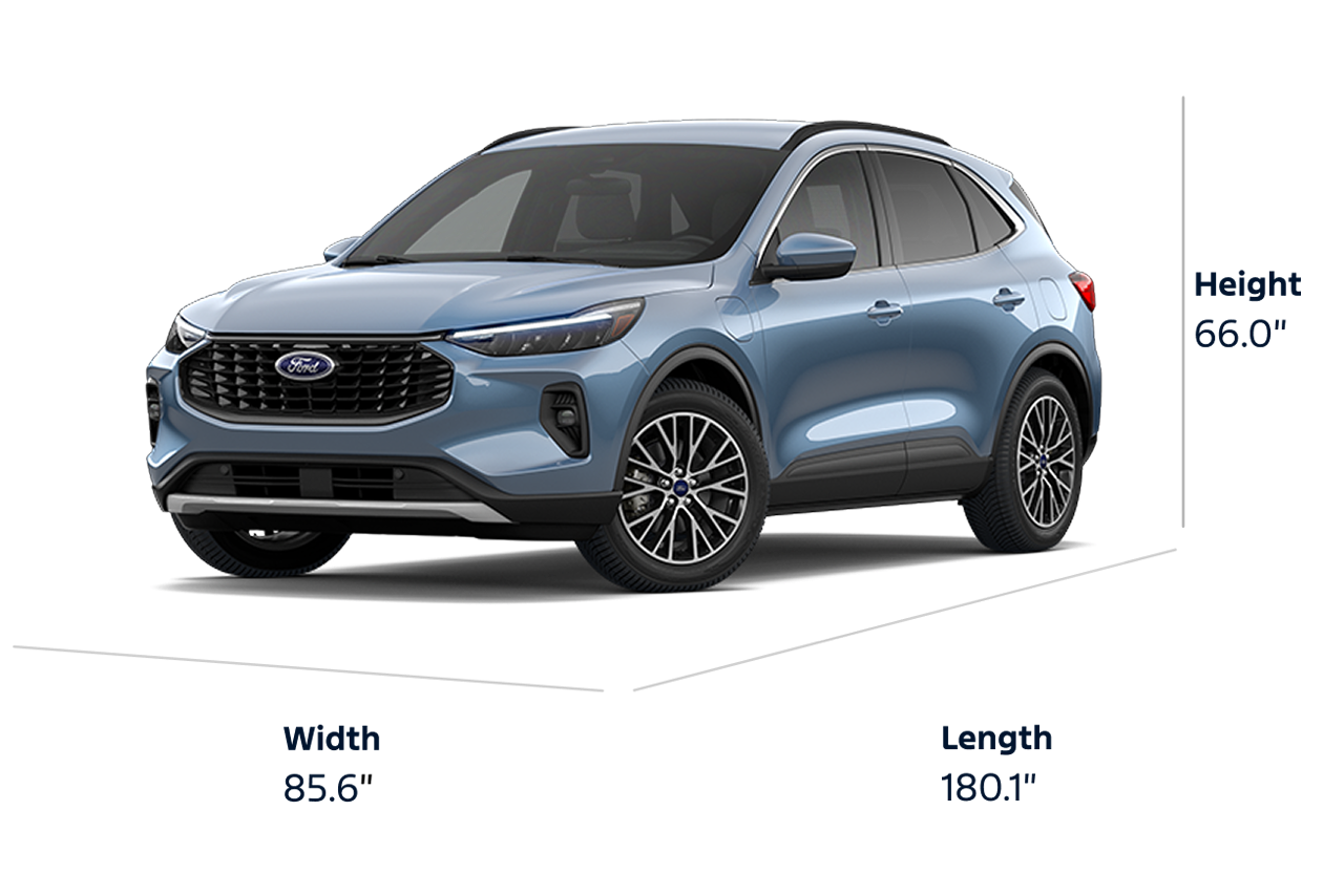 2026 Ford Escape® Plug-In Hybrid model dimensions