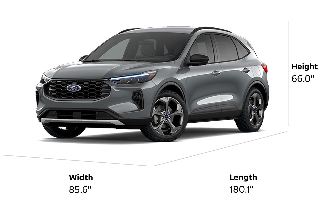 2026 Ford Escape® ST-Line model dimensions