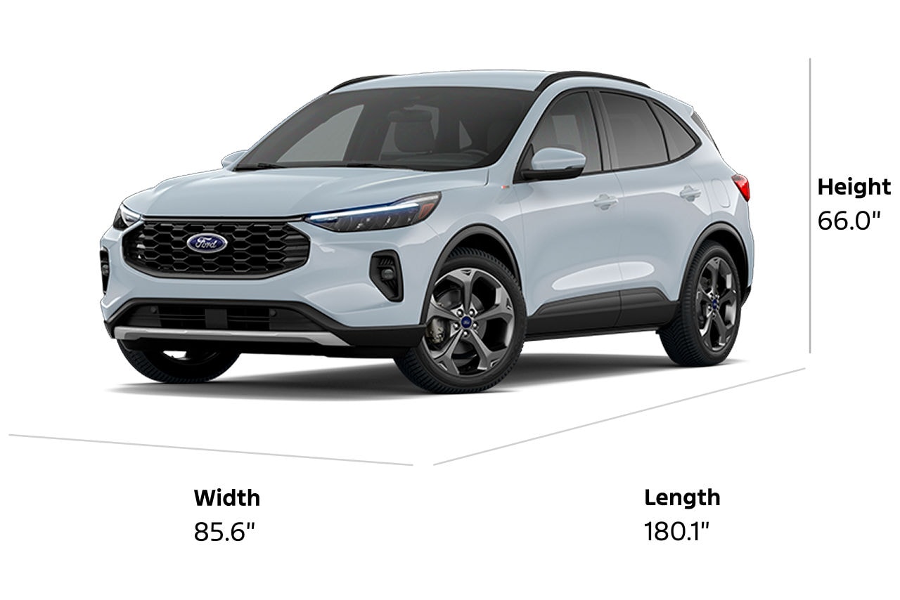 2026 Ford Escape® ST-Line Select model dimensions
