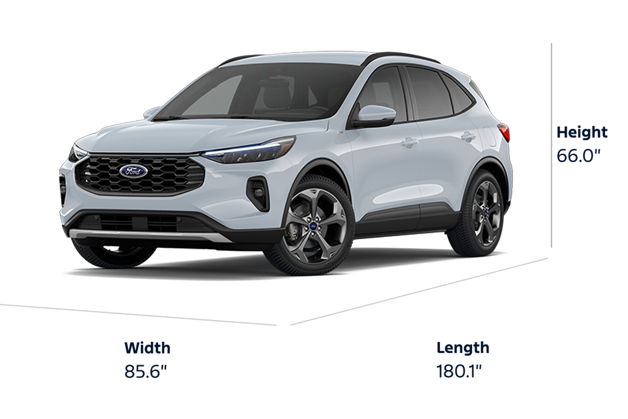 2026 Ford Escape® ST-Line Select model dimensions