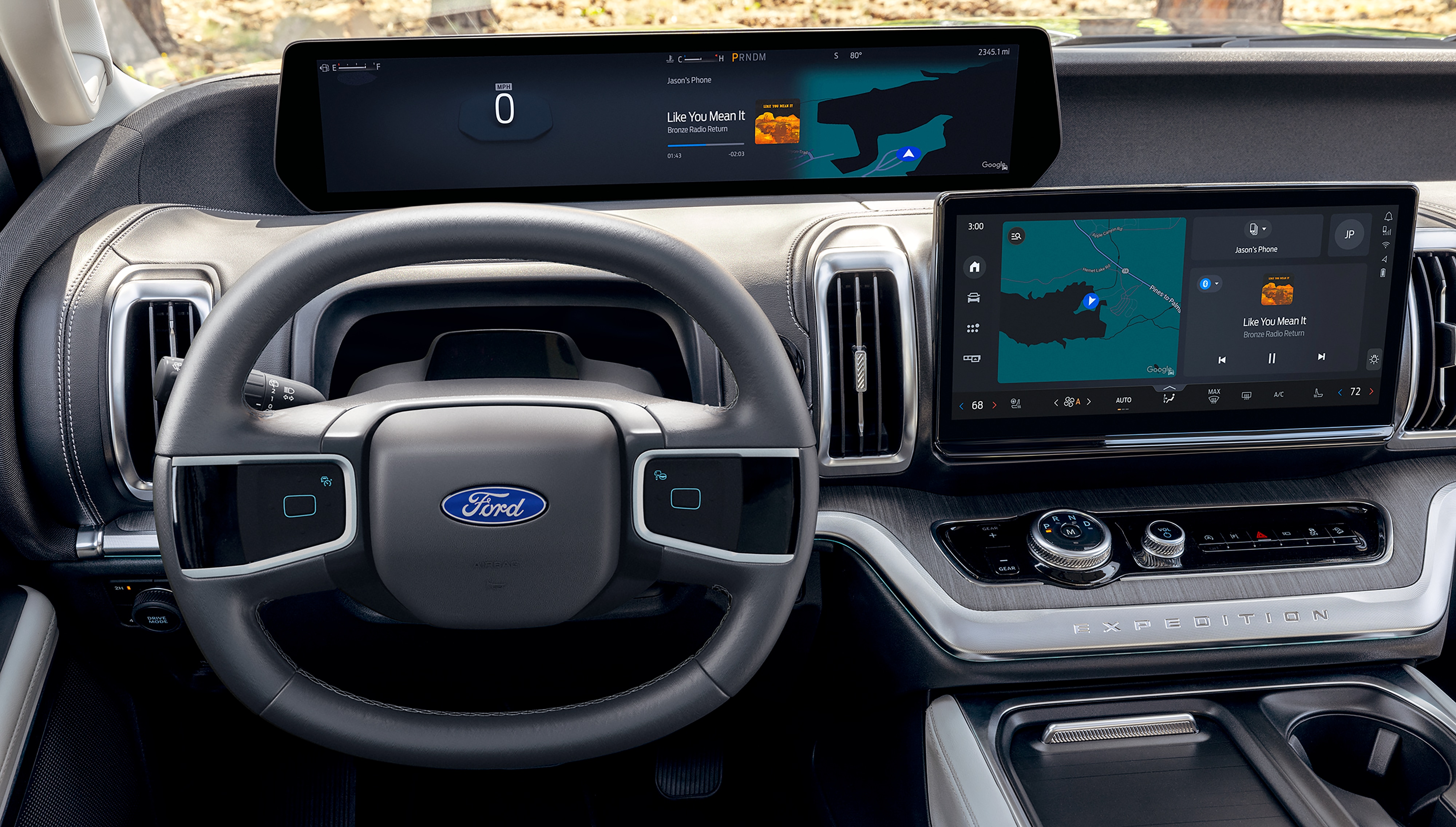 2027 Ford Expedition® SUV 24-inch panoramic display and 13.2-inch center display 