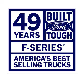 F-series bestselling trucks in America logo