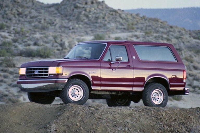 1990 Silver Anniversary Bronco in Currant Red