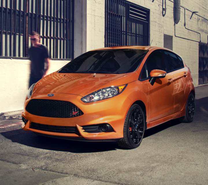 Fiesta ST 2019 en Orange Spice Metallic Tri-coat