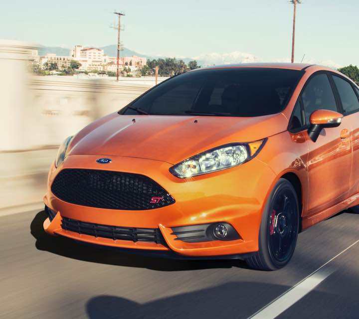 Fiesta ST 2019 en Orange Spice Metallic Tri-coat
