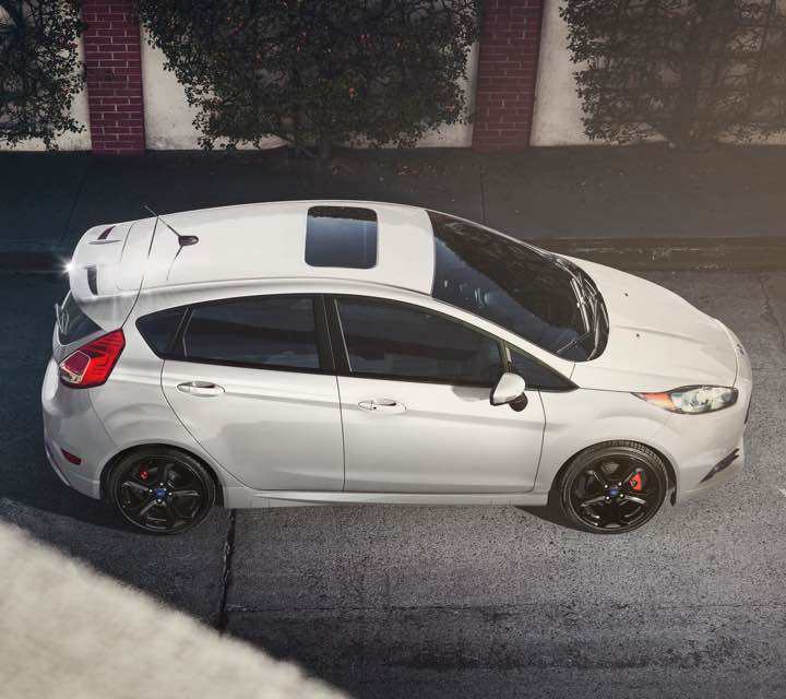 Vista superior del Fiesta ST