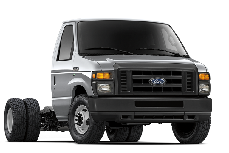 2017 Ford E-Series Cutaway shown in Oxford White