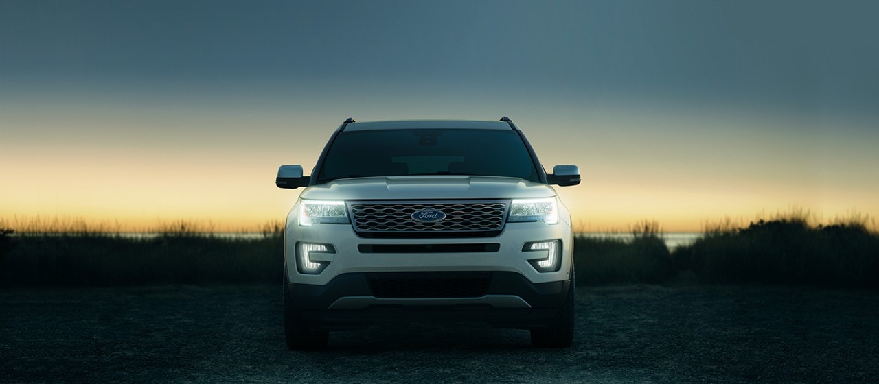 2018 Ford Explorer Platinum in White Platinum Metallic Tri coat