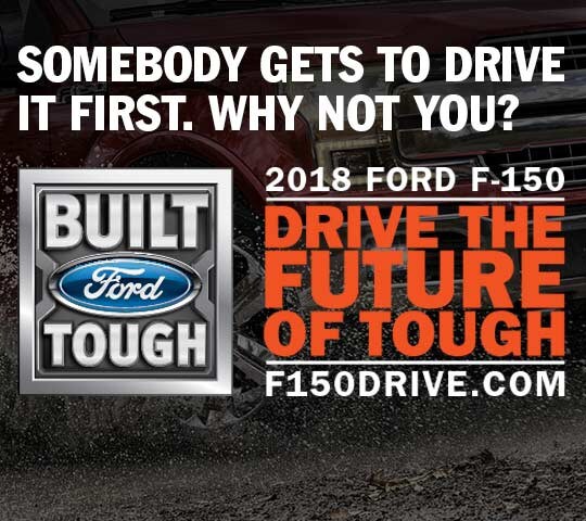 Be the first to drive the 2018 Ford F 150