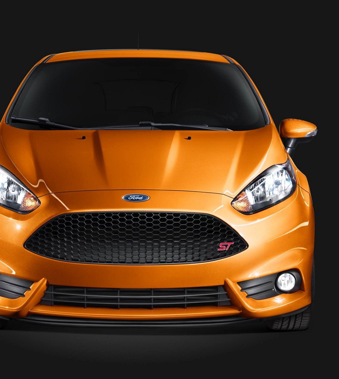 Parrilla trapezoidal en Ebony Black del Fiesta ST