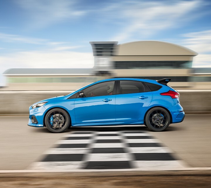 2018 Ford Focus Rs Hatchback Model Highlights 2018 Focus Rs In Nitrous Blue Quad Coat