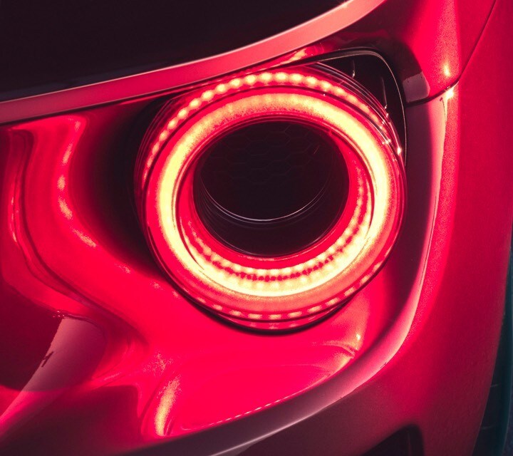 Faro trasero encendido del Ford G T