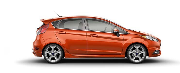 Ford Fiesta ST 2019 de perfil.