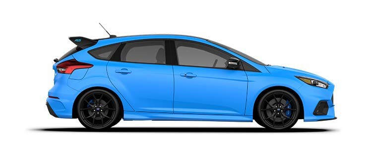 2018 Ford Focus RS in profile.