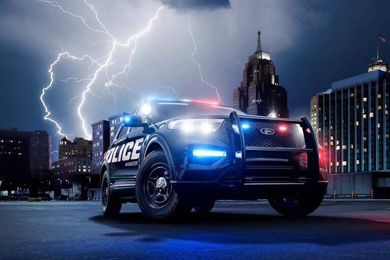 The ford police interceptor utility