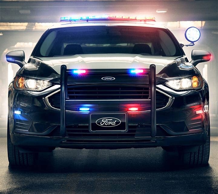Ford Police Responder Hybrid Sedan Model Details Front View Of The Ford Police Responder Hybrid Sedan
