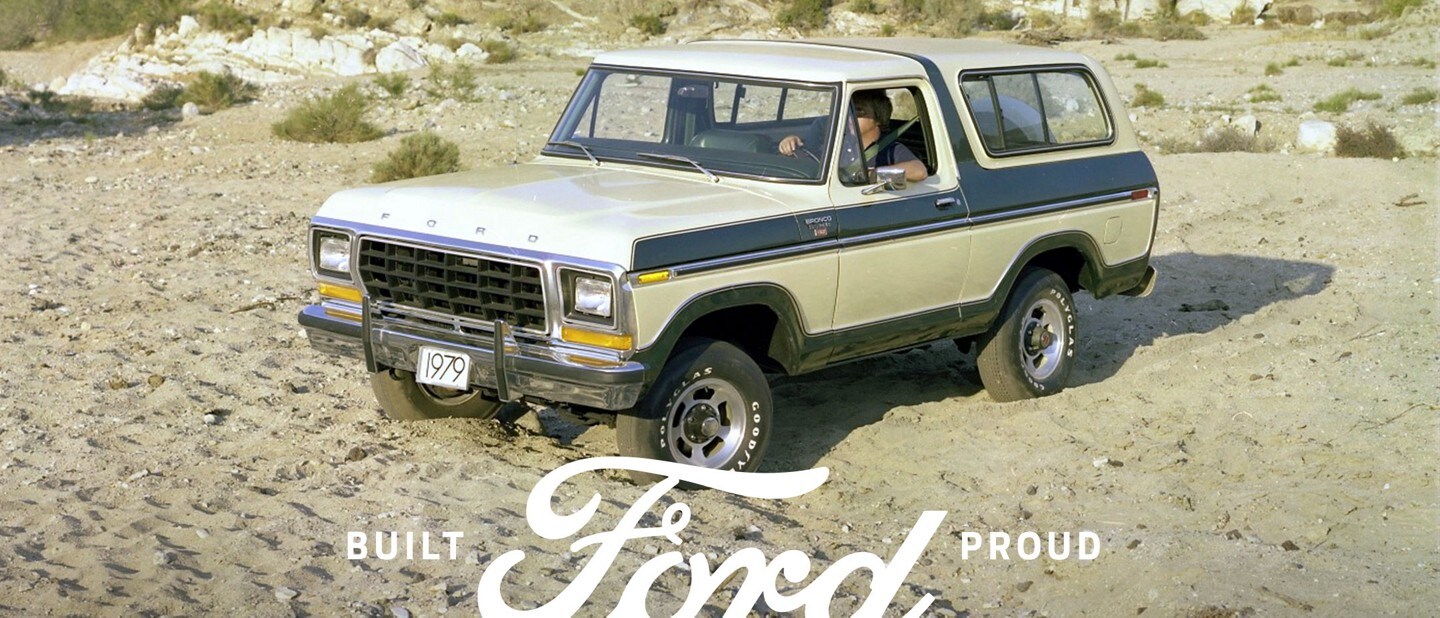 1979 Ford Bronco in Light Sand with Combination Tu Tone option 