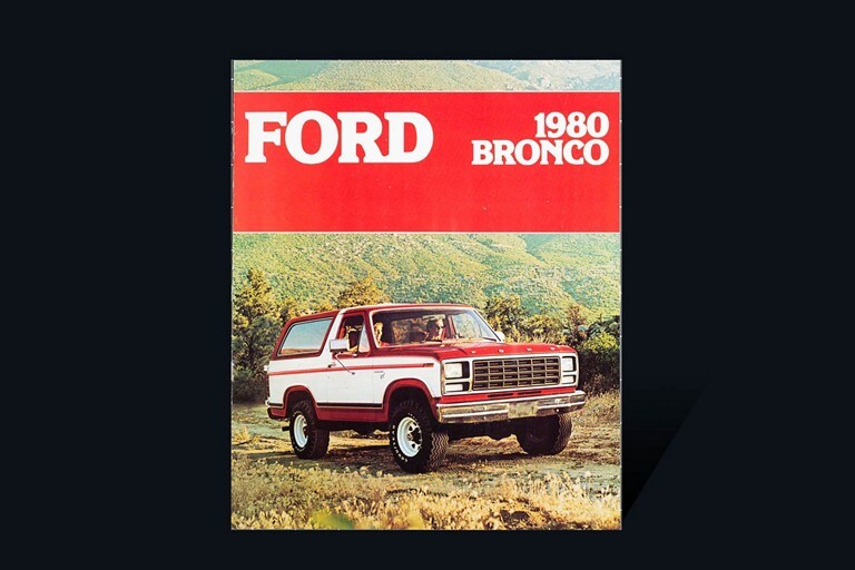 cover of 19 80 Ford Bronco vehicle brochure