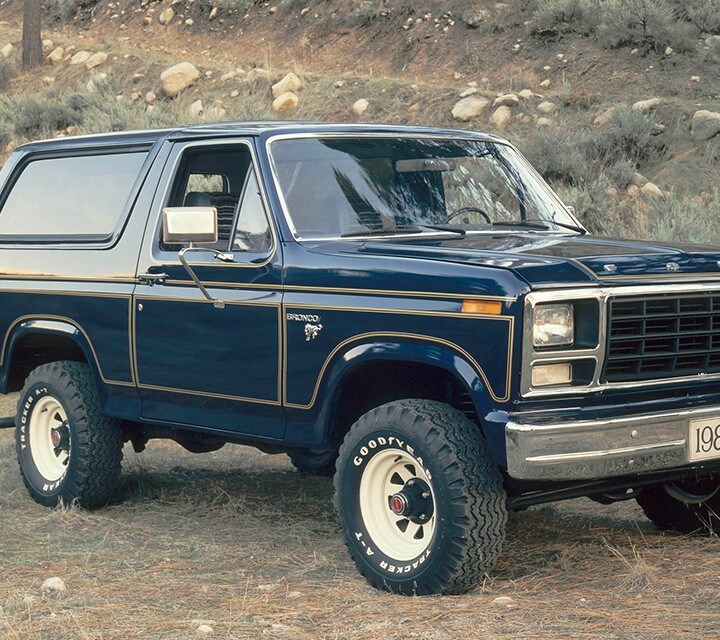 1980 Ford Bronco X L T with chrome accents