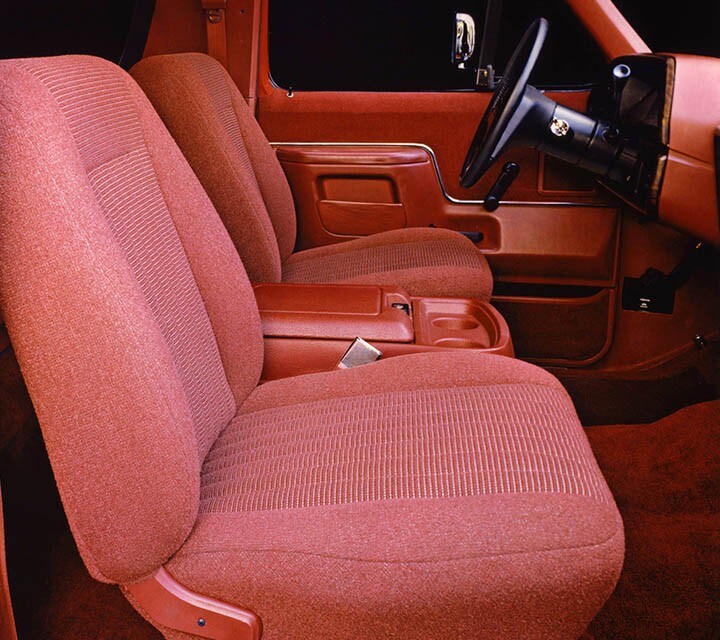 1987 Ford Bronco Custom trim interior seating 
