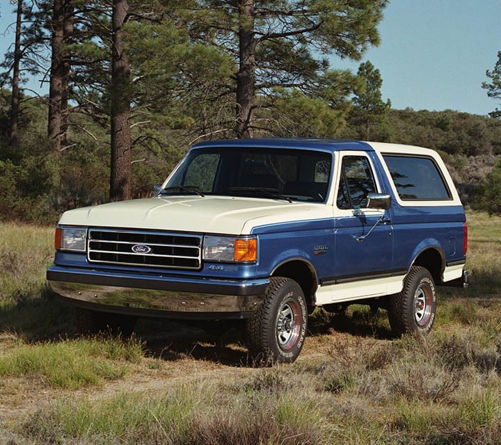 1989 Ford bronco with Victoria two tone