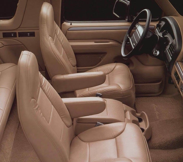 19 95 Ford Bronco Eddie Bauer interior shown in medium mocha