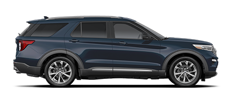 2022 Ford Explorer Platinum shown in Stone Blue