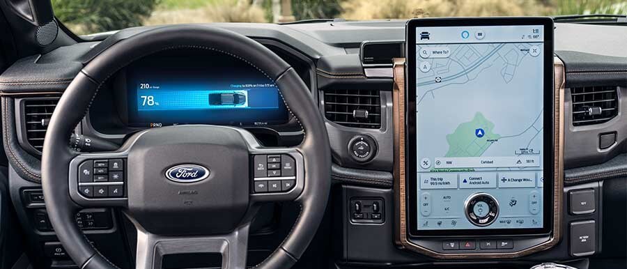 Un cargador activándose en la aplicación BlueOval™ Charge Network