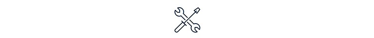 An icon of a wrench and a screwdriver