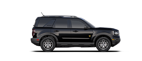 Se muestra una Ford Bronco Sport Badlands™ 2021 en Shadow Black
