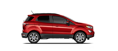 2021 Ford EcoSport SE shown in Race Red