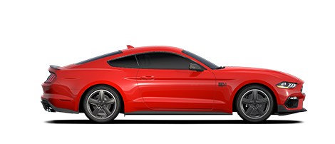 Se muestra una Ford Mustang Mach 1 Premium 2021 en Race Red