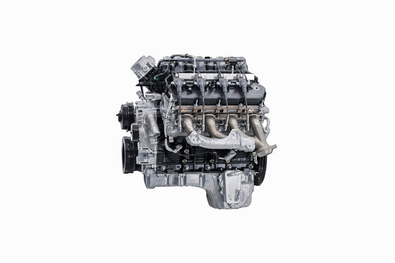 Power Stroke 6 point 7 liter V 8 Turbo Diesel Engine