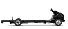 Side view of the 2023 Ford E-Series Stripped Chassis