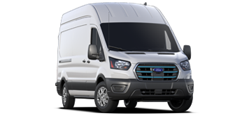 Se muestra una Cargo Van Ford E-Transit™ 2023 en Oxford White