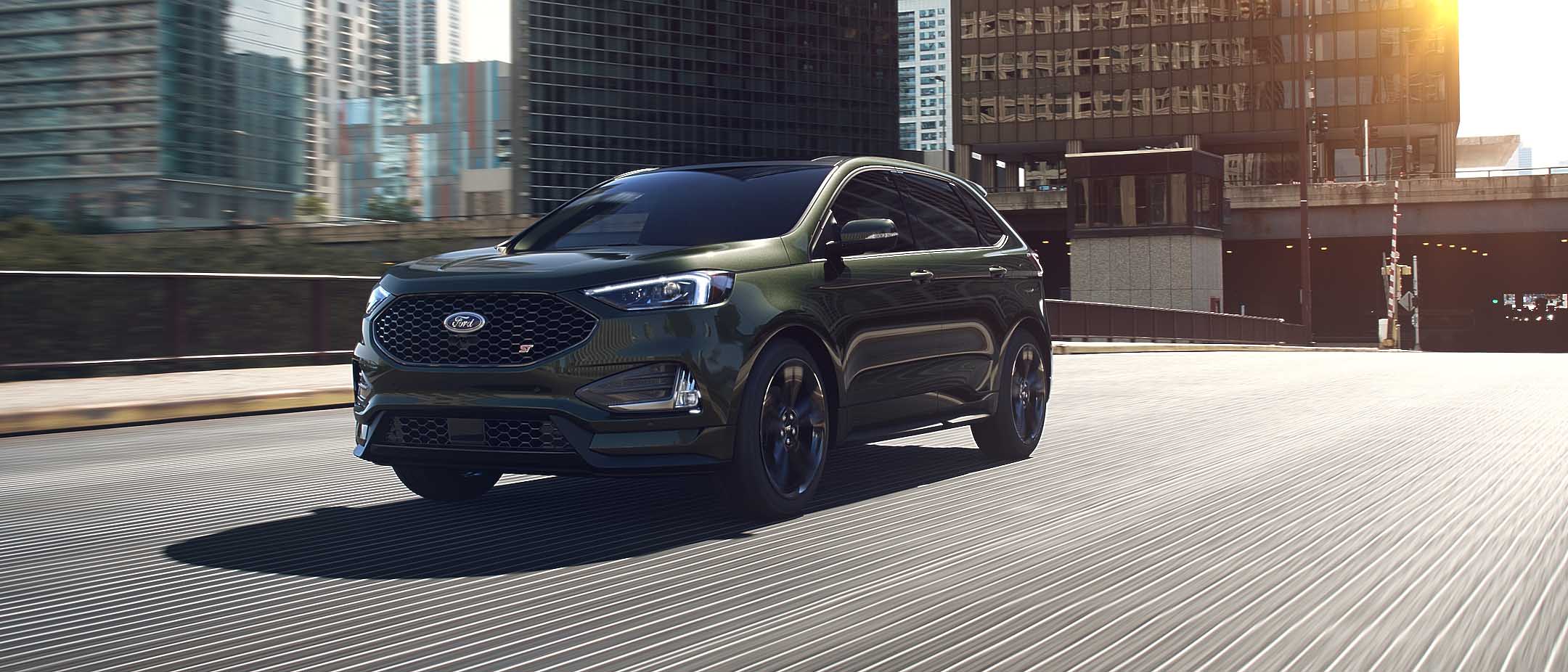 Forged Green Metallic Ford Edge 2024