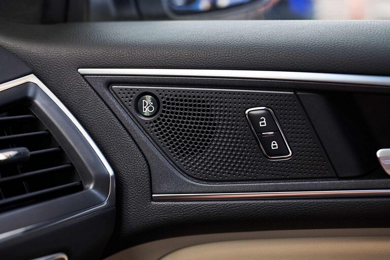 Close-up of speaker on B&O® Sound System